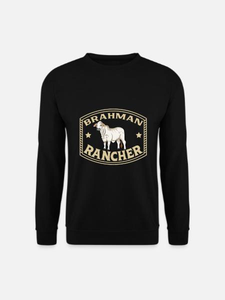 Zebu Rind - Brahman Rancher - Unisex Pullover - Schwarz