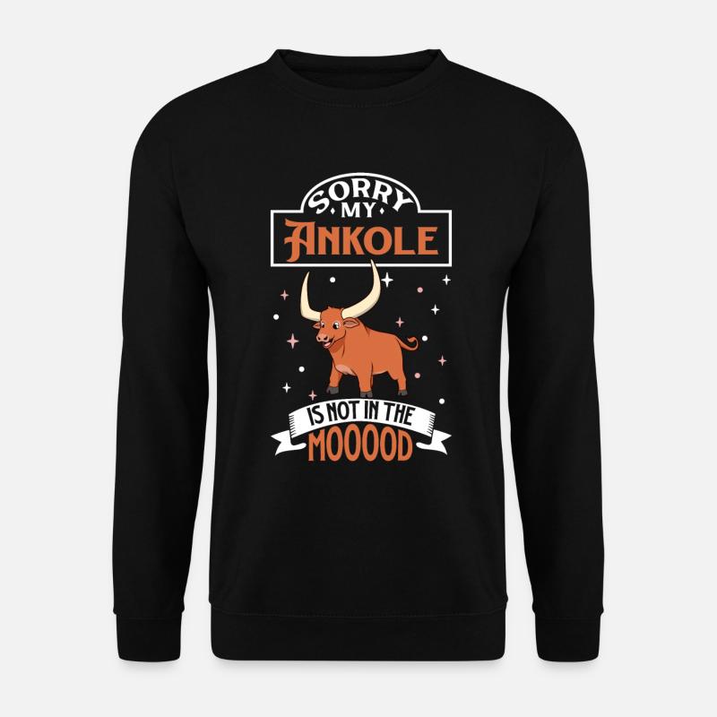 Not in the mood - Ankole - Unisex Pullover - Schwarz