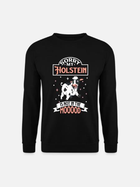Pas d’humeur - Holstein - Sweat-shirt Unisexe - noir