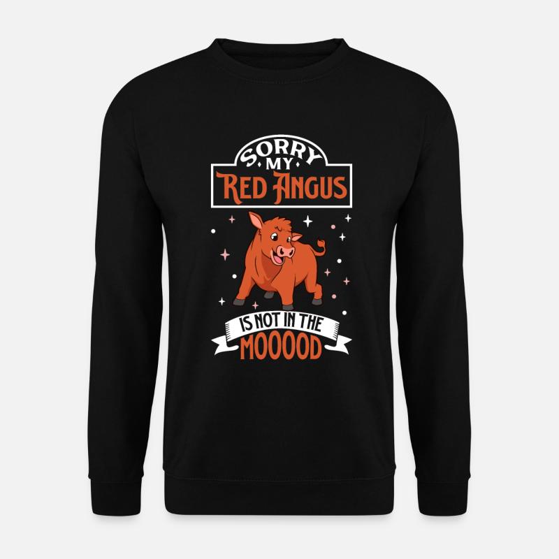 Pas d’humeur - Red Angus - Sweat-shirt Unisexe - noir