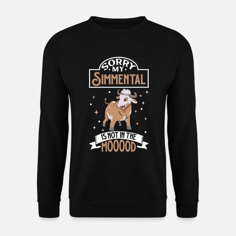 Pas d’humeur - Simmental - Sweat-shirt Unisexe - noir
