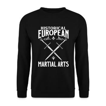 Schwertkämpfer - HEMA - Unisex Pullover - Schwarz - Vorne - Alina (178cm) & Michal (187cm)