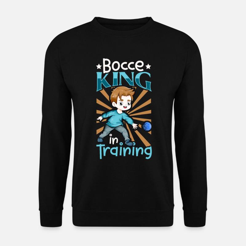 Bocce King in Training - Boccia - Unisex Pullover - Schwarz