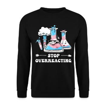 Enseignante en sciences transgenres - Sweat-shirt Unisexe - noir - Devant - Alina (178cm) & Michal (187cm)