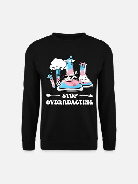 Transgender Trans Flag Wissenschaftslehrer - Unisex Pullover - Schwarz