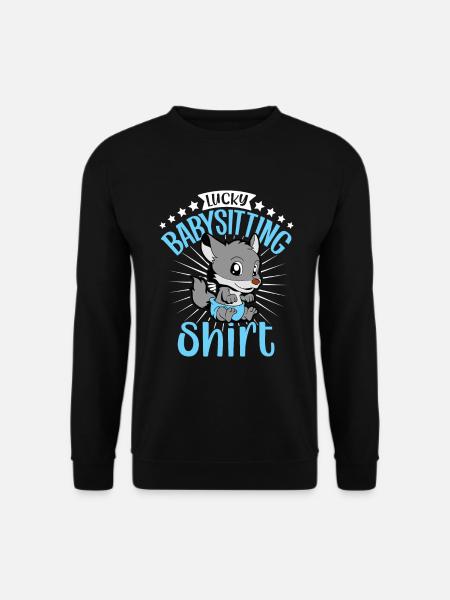 Lucky Babysitting - Unisex Sweatshirt - black
