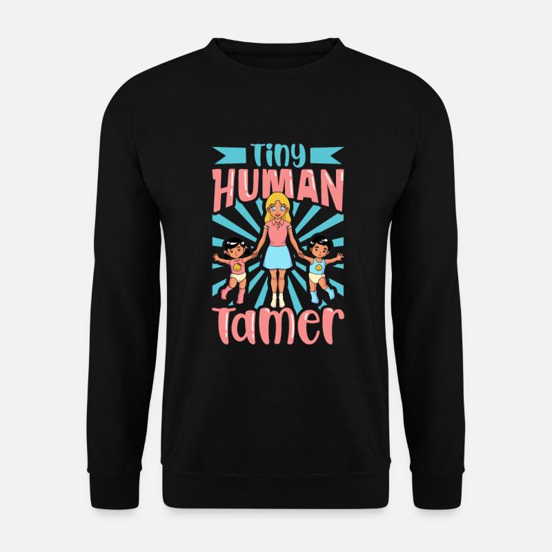 Taming Minihumans - Educator - Unisex Sweatshirt - black