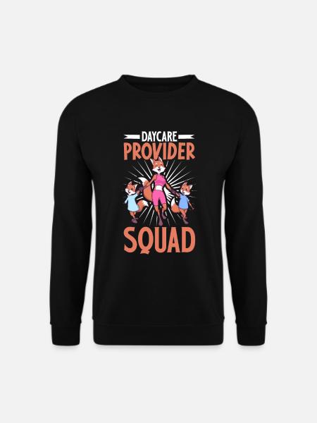Daycare Provider Squad - Educator - Unisex Sweatshirt - black