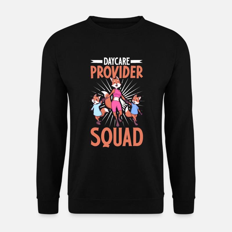 Daycare Provider Squad - Educator - Unisex Sweatshirt - black