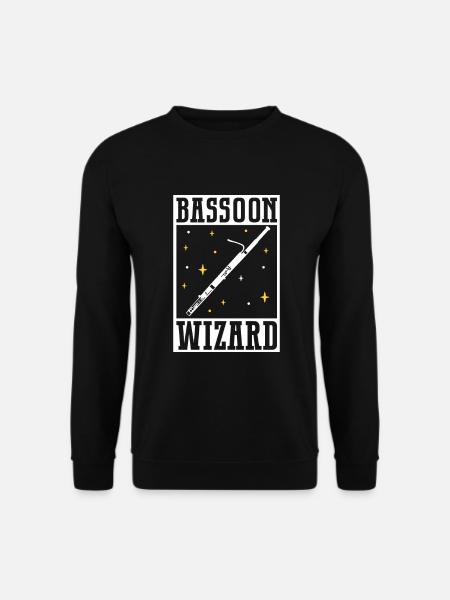 Bassoon Wizard - Unisex Sweatshirt - black