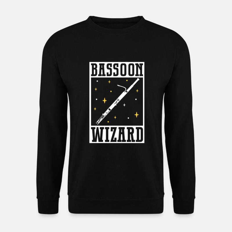 Bassoon Wizard - Unisex Sweatshirt - black