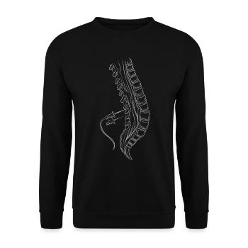 Anesthesiologist Anesthesia Anesthesiology Spine Anesthesiology - Unisex Sweatshirt - black - Front - Alina (178cm) & Michal (187cm)