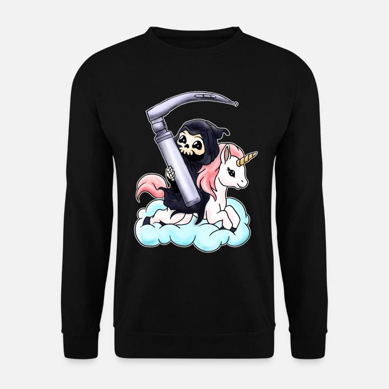 Anästhesist Anästhesie Laryngoskop - Unisex Pullover - Schwarz