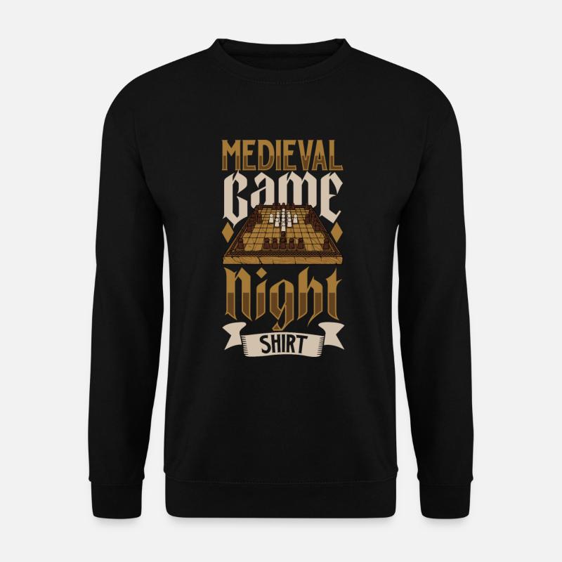 Hnefatafl - Medieval Game Night - Unisex Sweatshirt - black