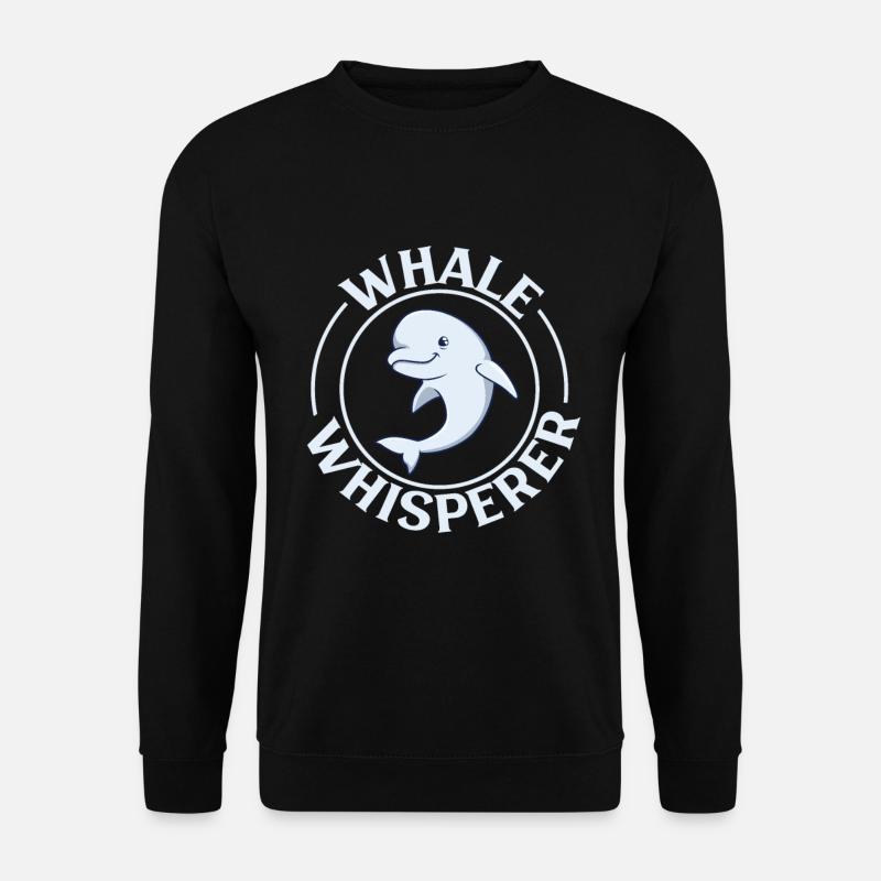 Walflüsterer - Walbeobachtung - Unisex Pullover - Schwarz