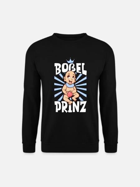 Boßel Prinz - Bosseln - Unisex Sweatshirt - black