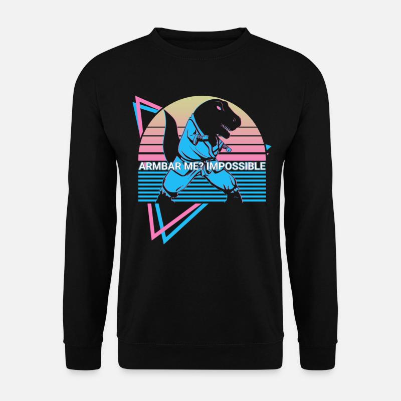 Funny Jiu Jitsu BJJ Retro - Unisex Sweatshirt - black