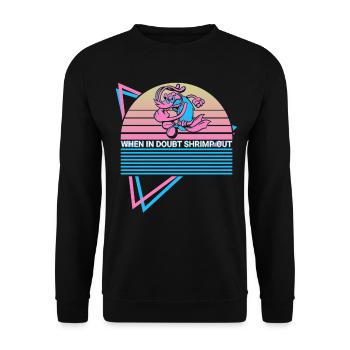 Jiu Jitsu amusant BJJ Rétro - Sweat-shirt Unisexe - noir - Devant - Alina (178cm) & Michal (187cm)