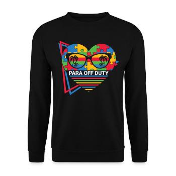 Paraprofessional - Unisex Sweatshirt - black - Front - Alina (178cm) & Michal (187cm)
