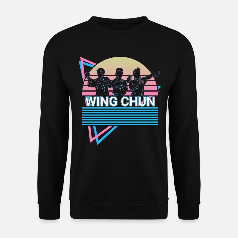 Kung Fu Retro - Unisex Pullover - Schwarz
