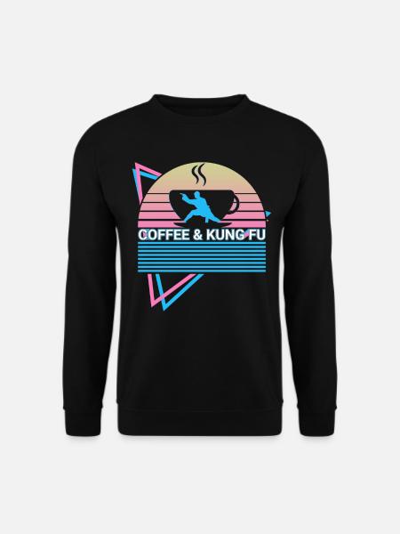 Kung Fu Retro - Unisex Sweatshirt - black