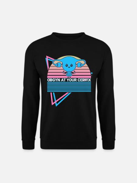 Obgyn Retro - Unisex Sweatshirt - black