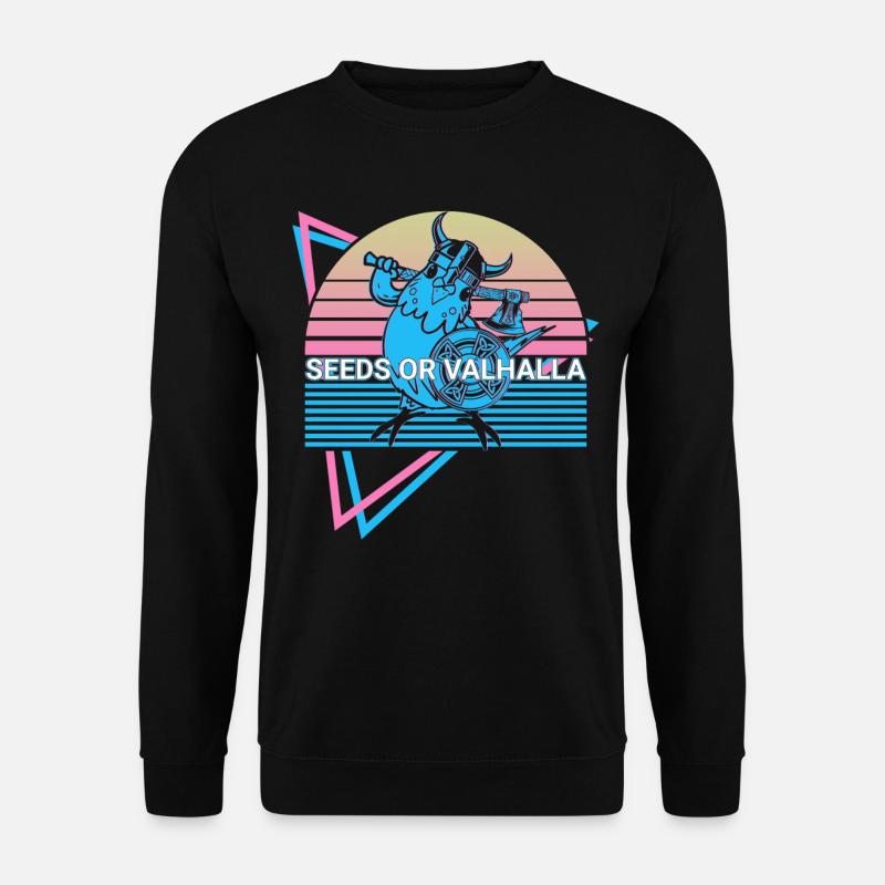Perruche Perruche Rétro - Sweat-shirt Unisexe - noir