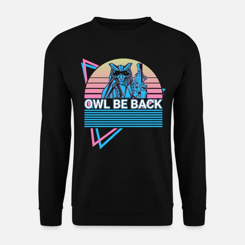 Funny Robot Robotics Retro - Unisex Sweatshirt - black