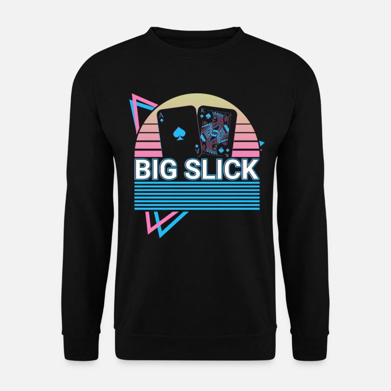 Poker Player Retro - Unisex Sweatshirt - black