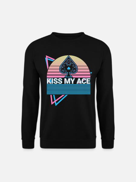 Poker Player Retro - Unisex Sweatshirt - black