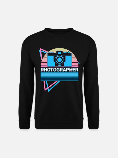 Camera Photography Retro - Unisex Sweatshirt - black
