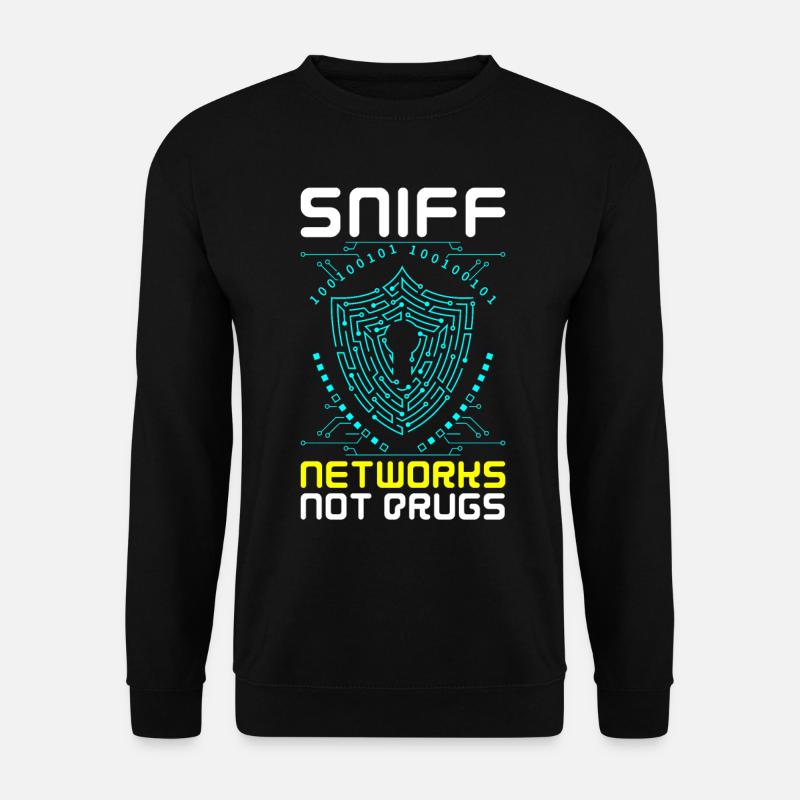 Cybersecurity, Hacking, IT - Unisex Sweatshirt - black