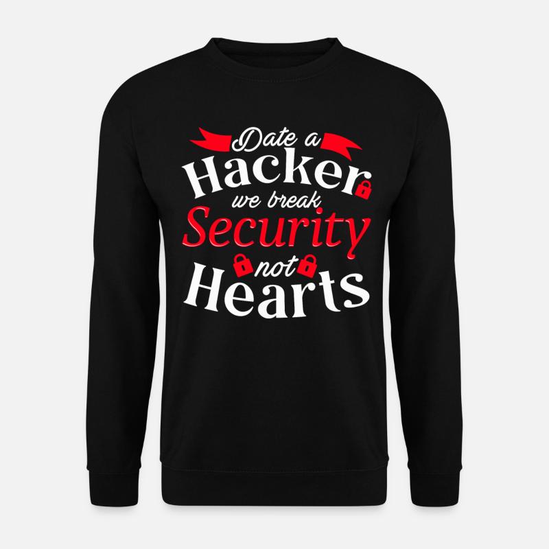 Cybersecurity, Hacking, IT - Unisex Sweatshirt - black