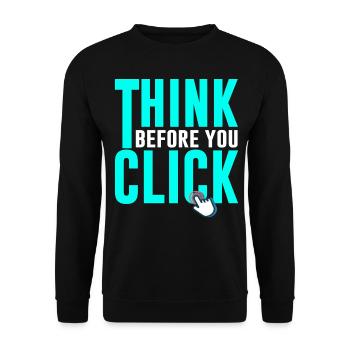 Cybersicherheit Hacking IT - Unisex Pullover - Schwarz - Vorne - Alina (178cm) & Michal (187cm)