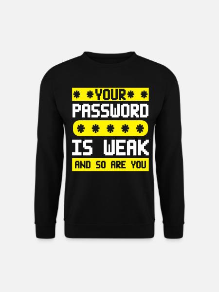 Cybersecurity, Hacking, IT - Unisex Sweatshirt - black