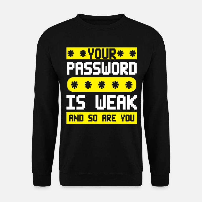 Cybersecurity, Hacking, IT - Unisex Sweatshirt - black