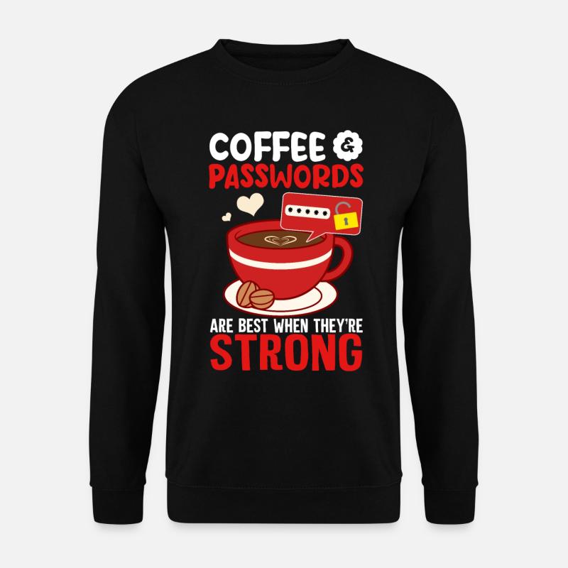 Cybersecurity, Hacking, IT - Unisex Sweatshirt - black