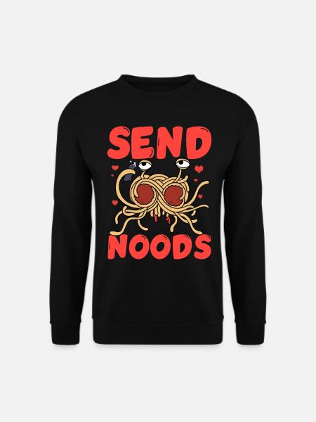 Flying Spaghetti Monster FSM Pastafarian - Unisex Sweatshirt - black