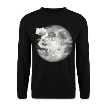 Whimsigoth Ästhetik Soft Grunge Emo Goth Rauchen - Unisex Pullover - Schwarz - Vorne - Alina (178cm) & Michal (187cm)