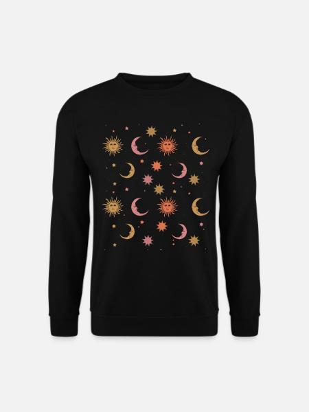 Whimsigoth Ästhetisch Hippie Himmlisch Vintage - Unisex Pullover - Schwarz