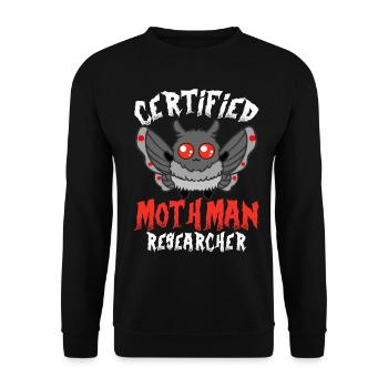 Folklore cryptide - Sweat-shirt Unisexe - noir - Devant - Alina (178cm) & Michal (187cm)