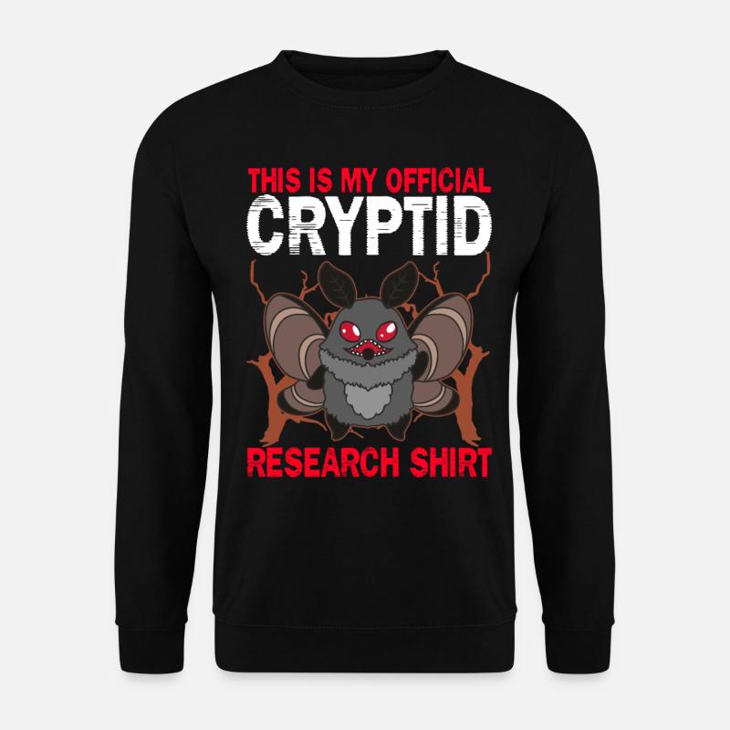 Mothman Cryptid Folklore - Unisex Sweatshirt - black