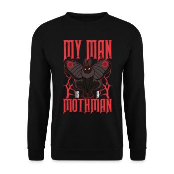 Folklore cryptide - Sweat-shirt Unisexe - noir - Devant - Alina (178cm) & Michal (187cm)