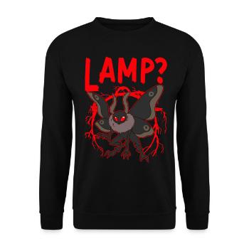 Mothman Cryptid Folklore - Sweat-shirt Unisexe - noir - Devant - Alina (178cm) & Michal (187cm)