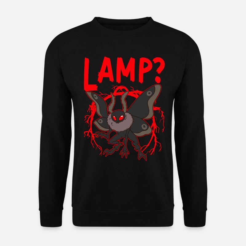 Mothman Kryptide Folklore - Unisex Pullover - Schwarz