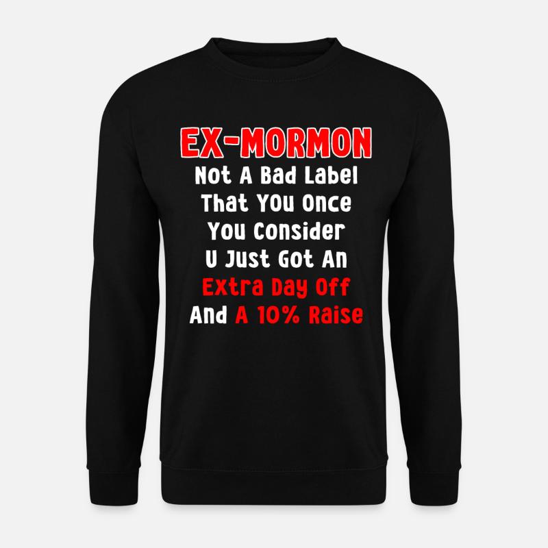 Postmormonen-Exmo - Unisex Pullover - Schwarz