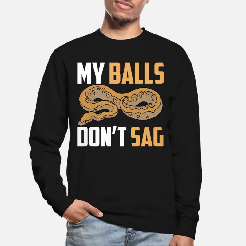 Serpent python boule Sweat-shirt Unisexe
