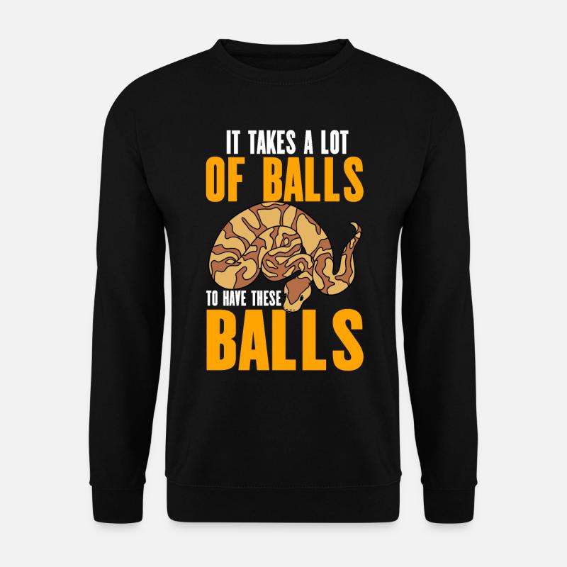 Serpent python royal - Sweat-shirt Unisexe - noir