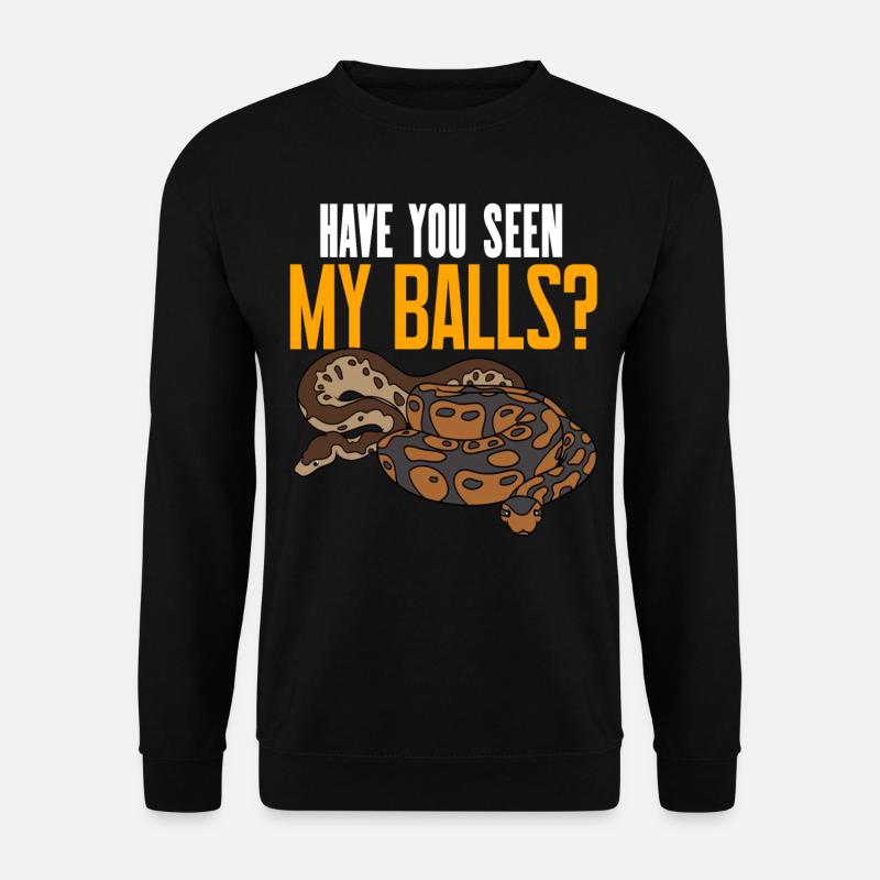 Serpent python royal - Sweat-shirt Unisexe - noir