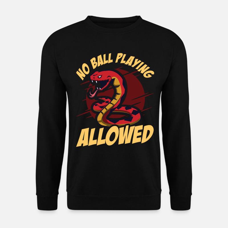 Kugelpython Schlange - Unisex Pullover - Schwarz